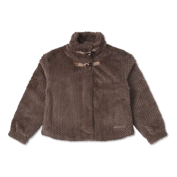 

Куртка yotd furry jacket 'brown' Converse, коричневый