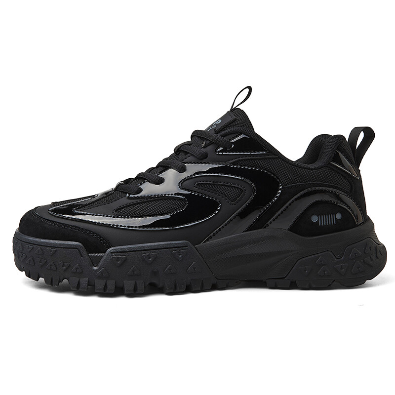 

Кроссовки JEEP SPIRIT Chunky Sneakers Unisex Low-top Graphite Black, черный