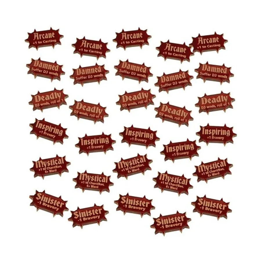 

Набор жетонов загадочной местности, Warhammer - Age of Sigmar Accessories (Litko Aerosystems)