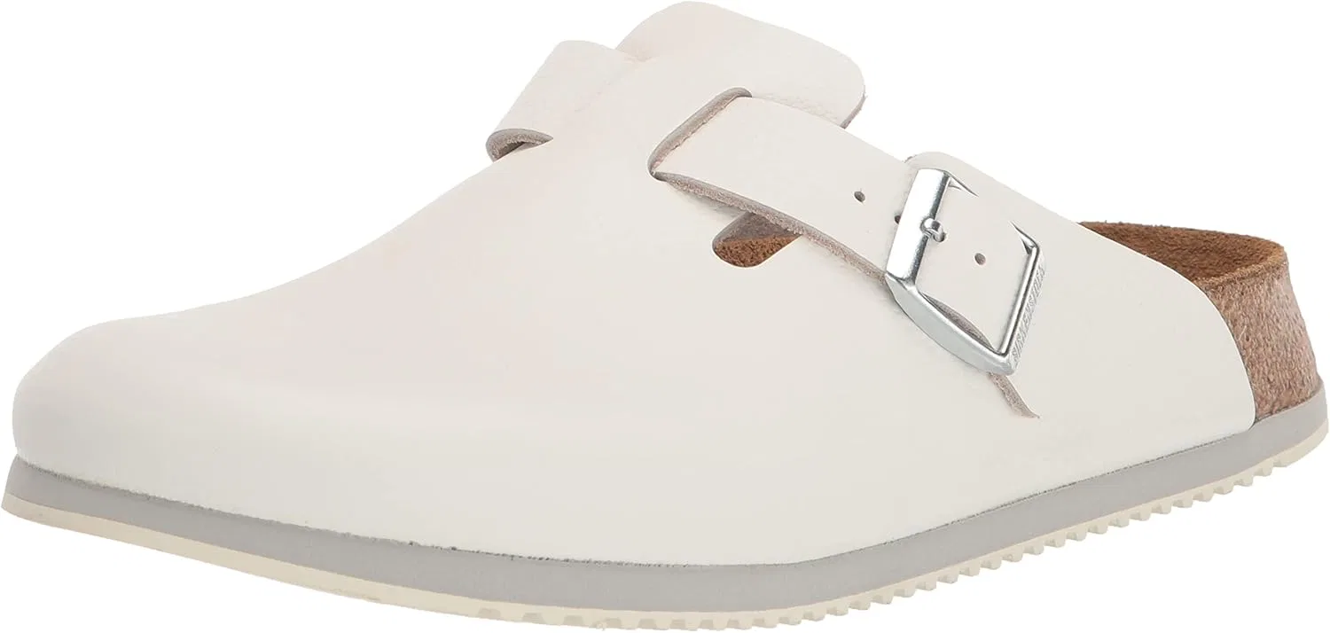 Женские сабо Birkenstock Boston, белый