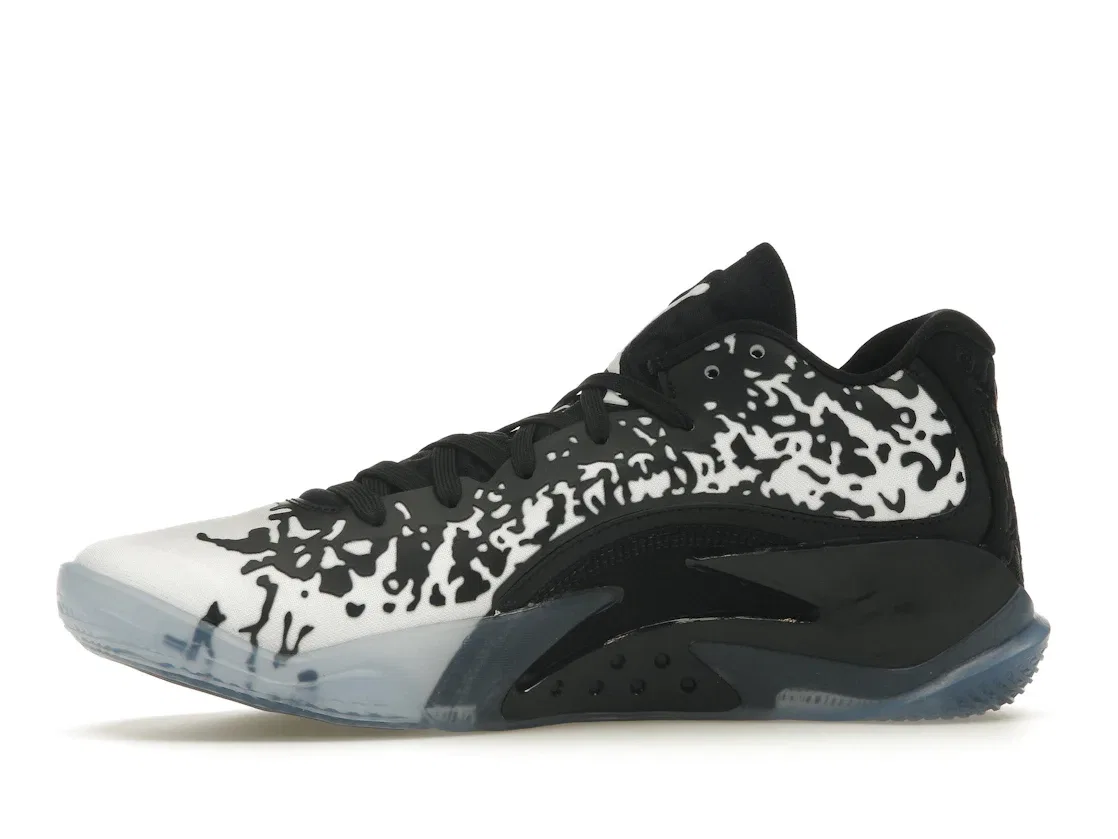 Детские кроссовки для баскетбола с высокой посадкой Jordan Zion 3 Jordan, Black/White/Laser Orange/Citron Pulse — фото 3