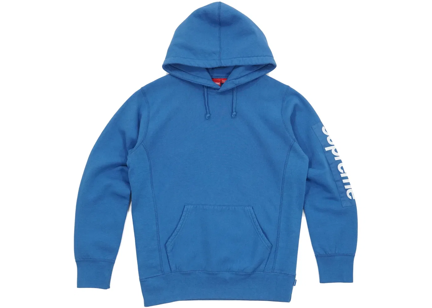 Мужская худи с нашивкой на рукаве Supreme Sweatshirt, Royal