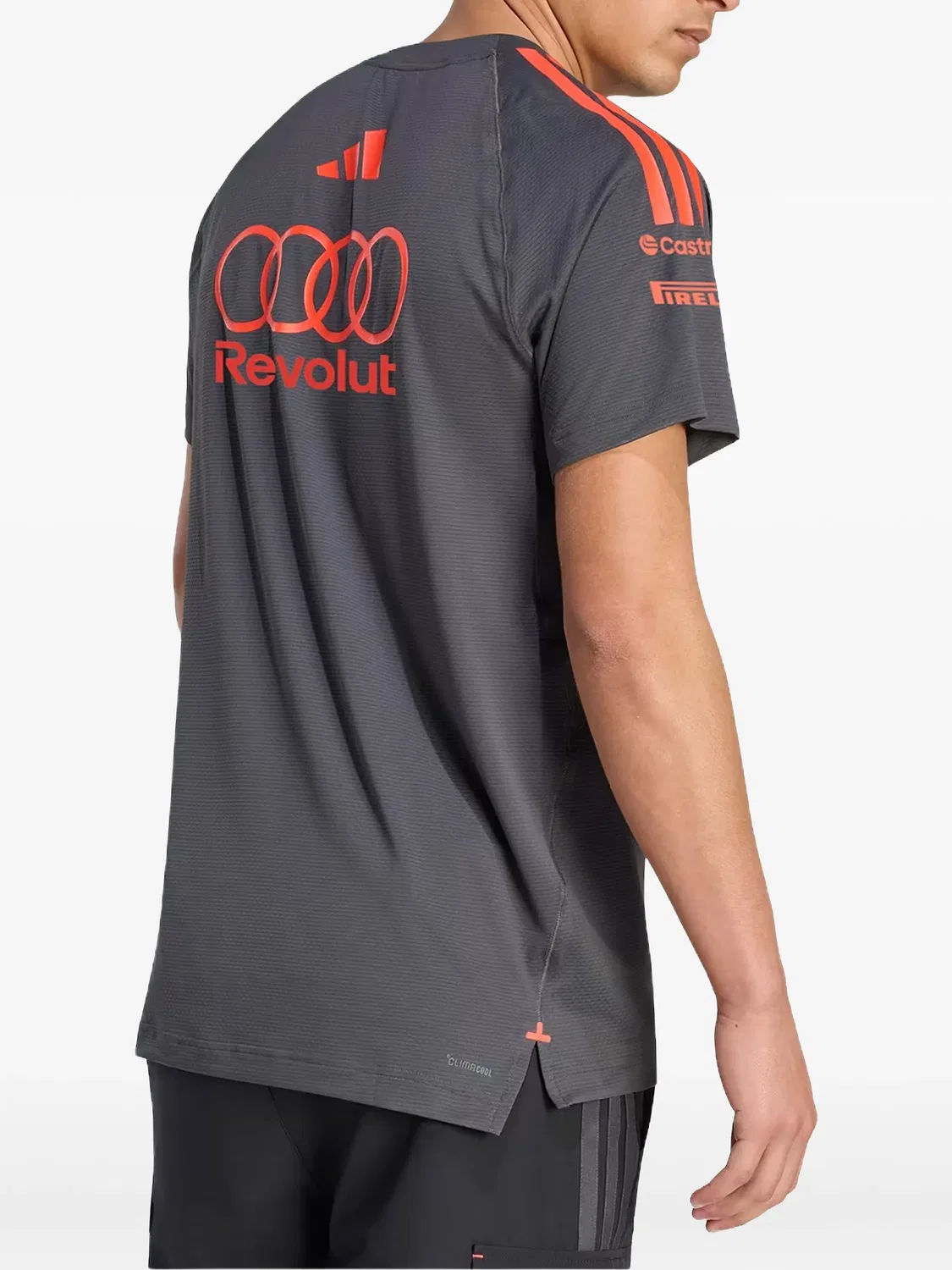 Футболка F1 Team Mechanics из коллаборации с Audi x Revolut Adidas, черный — фото 2