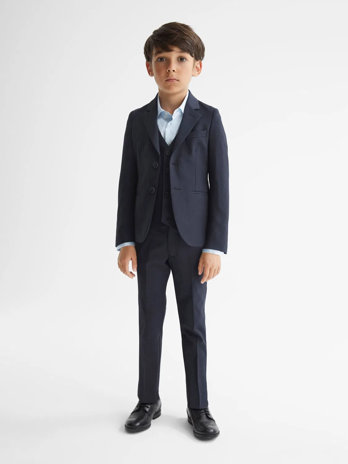 Блейзер Reiss Navy Hope, современная посадка, темно-синий — фото 4