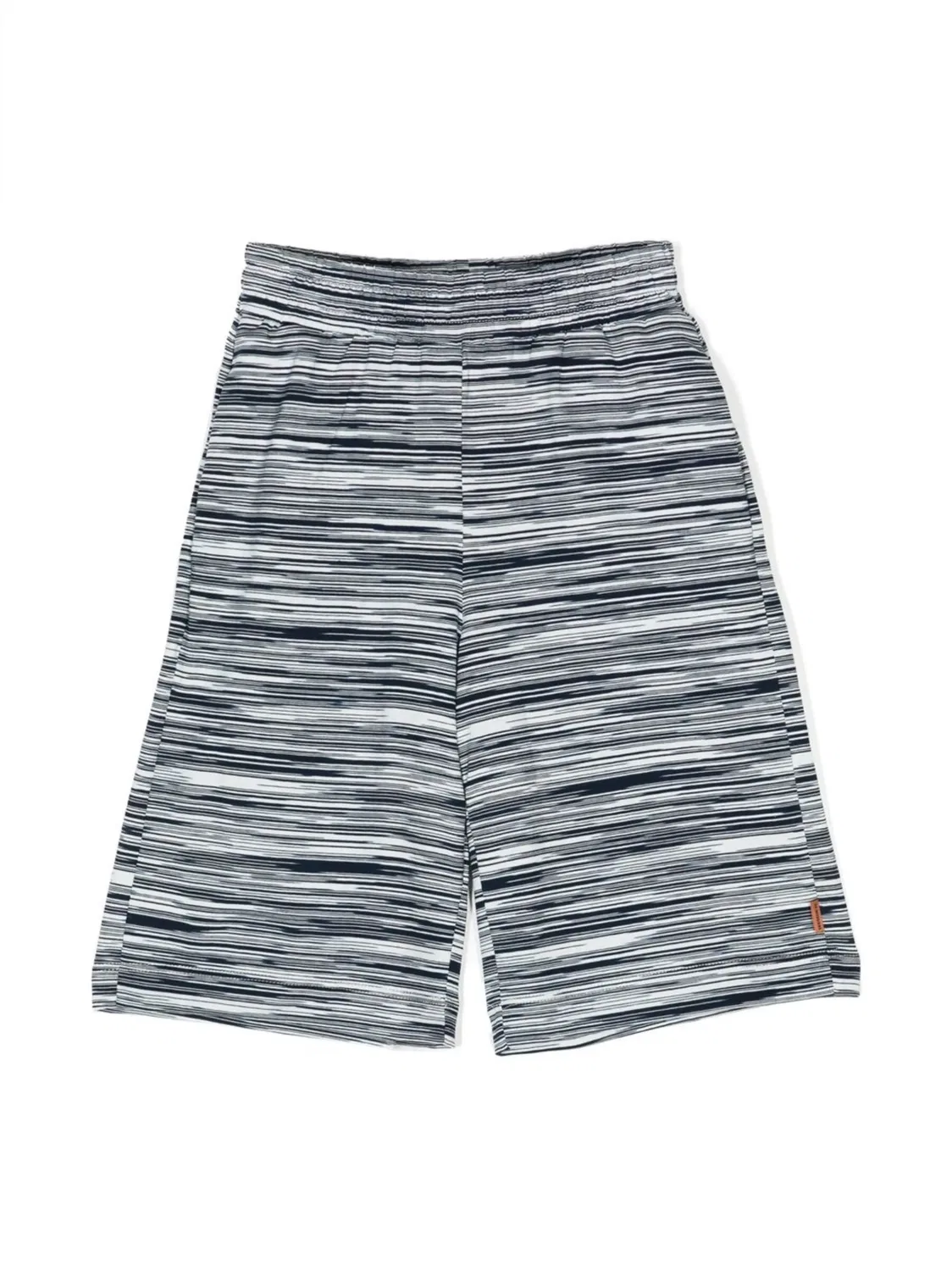 Шорты с логотипом из тонкой вязки Missoni, синий