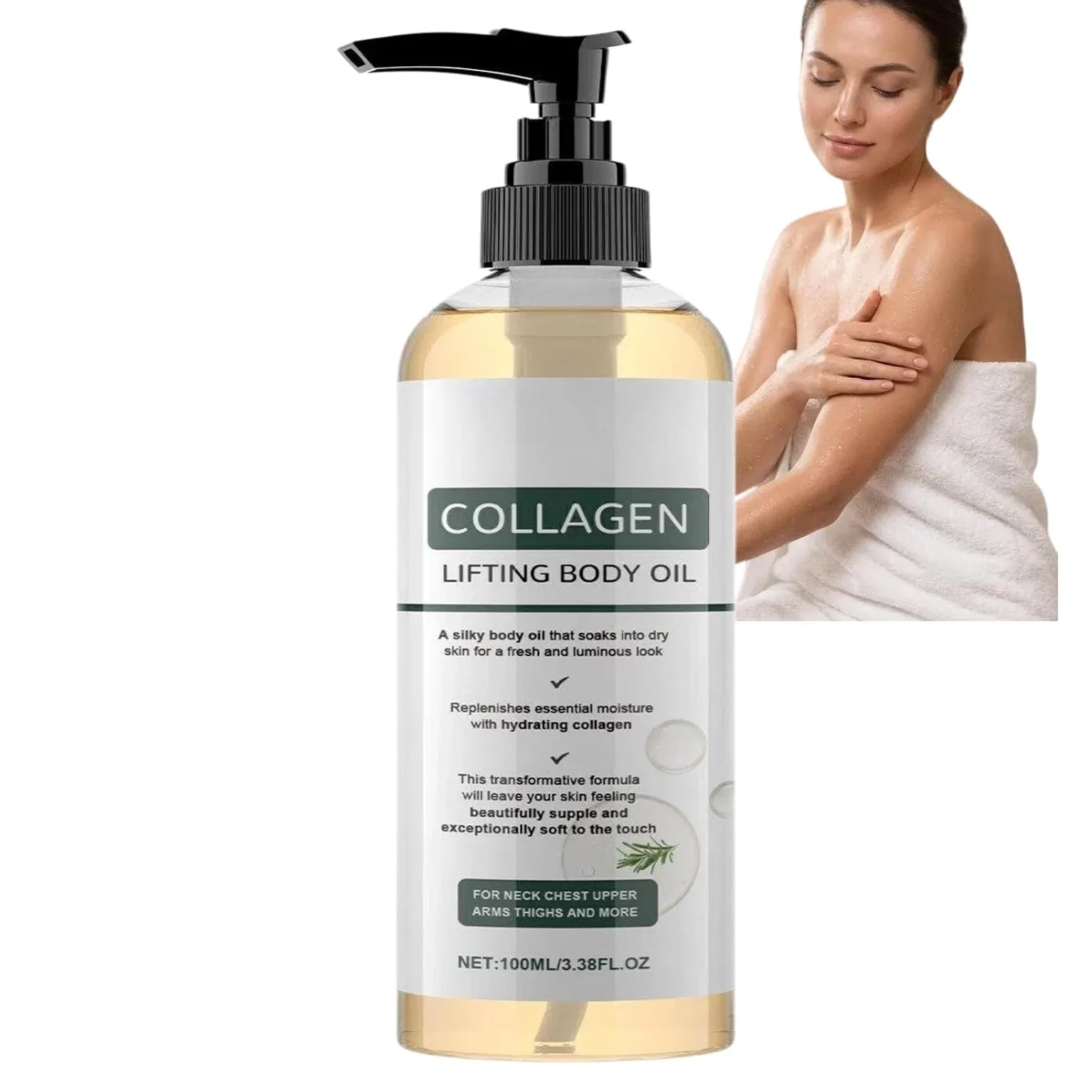 Подтягивающее масло для тела Kollagen, 100 мл, 1pcs, SURDVAS