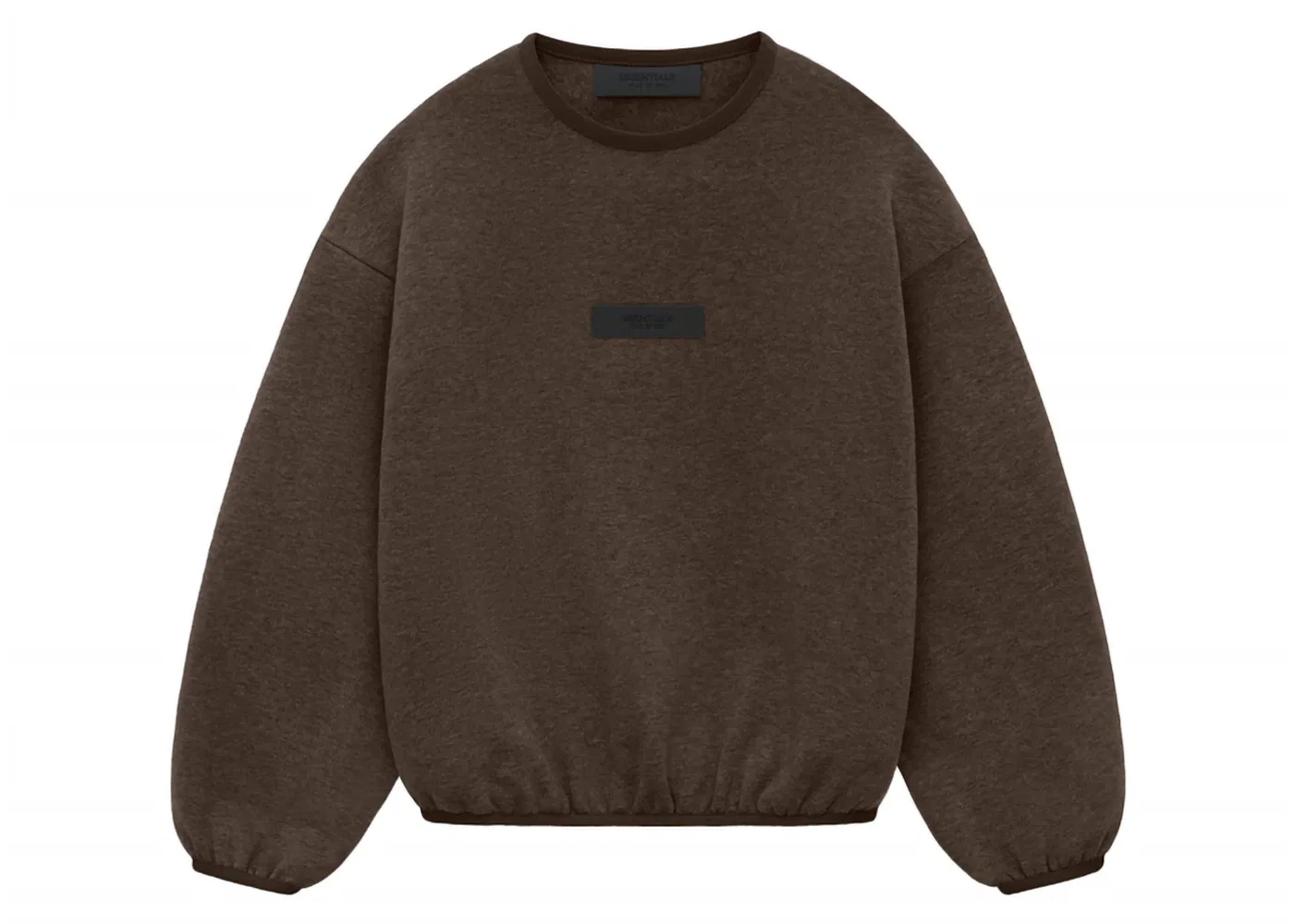 Детский свитшот с принтом Essentials Core Collection Crewneck Fear of God, Heather Wood
