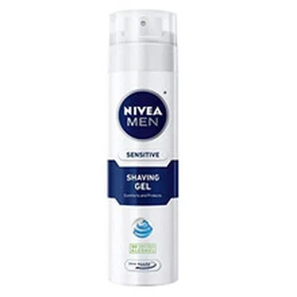 Гель для бритья освежающий Nivea Sensitive Men, 200 мл