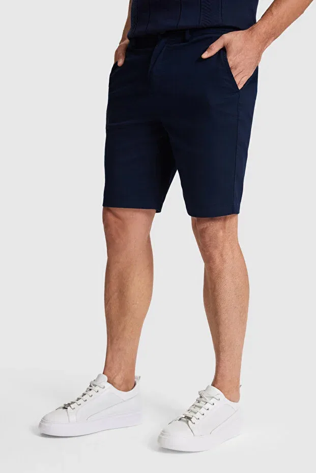 Мужские шорты хлопковые U.S. Polo Assn., Navy Blue — фото 4