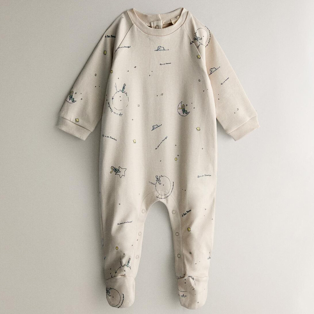 

Детский комбинезон Zara Home Le Petit Prince Cotton, кремовый
