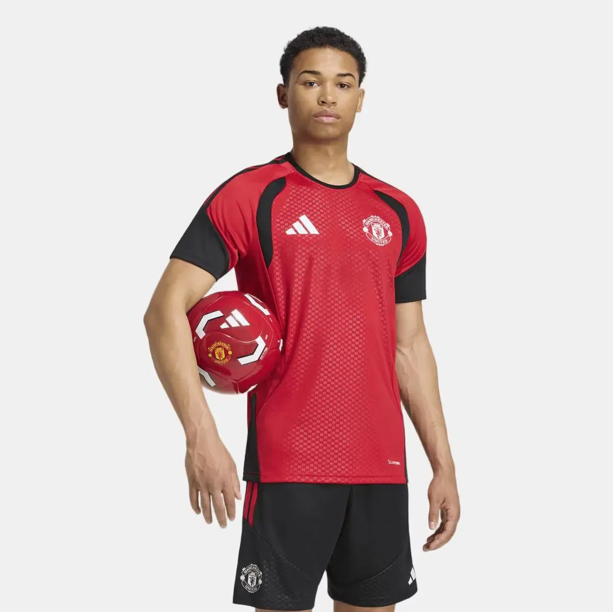 Мужская футболка с длинным рукавом Training Manchester United FC 2026-2027 adidas, Rojo
