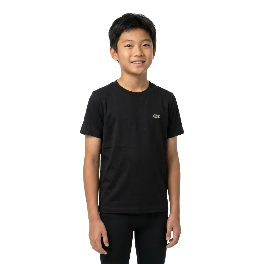 Детская футболка с коротким рукавом Lacoste kids, Black