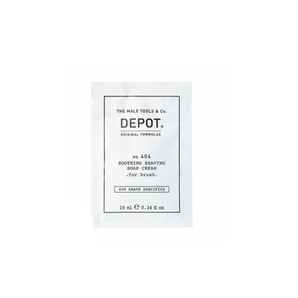 

Успокаивающий крем-мыло для бритья - 10 мл Depot