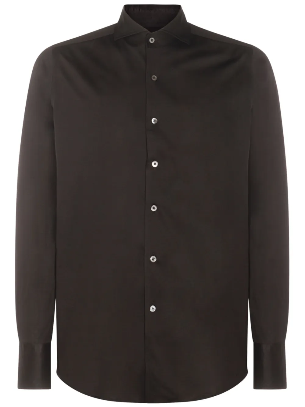 

Рубашка с длинными рукавами Canali, коричневый