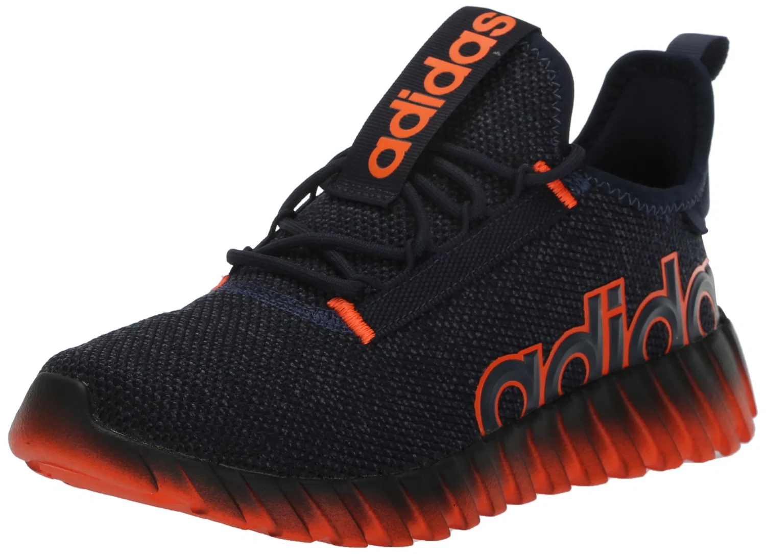 Детские кроссовки с текстильным верхом Kaptir 3.0 Adidas, Shadow Navy Impact Orange Ink