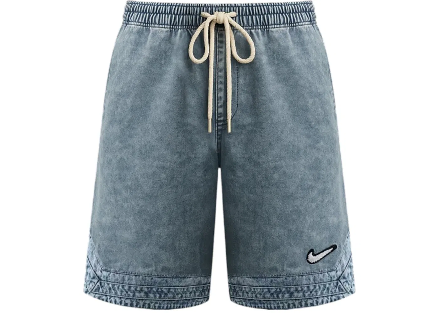 Мужские шорты из флиса с деним-эффектом Nike Force Shorts, Blue Grey