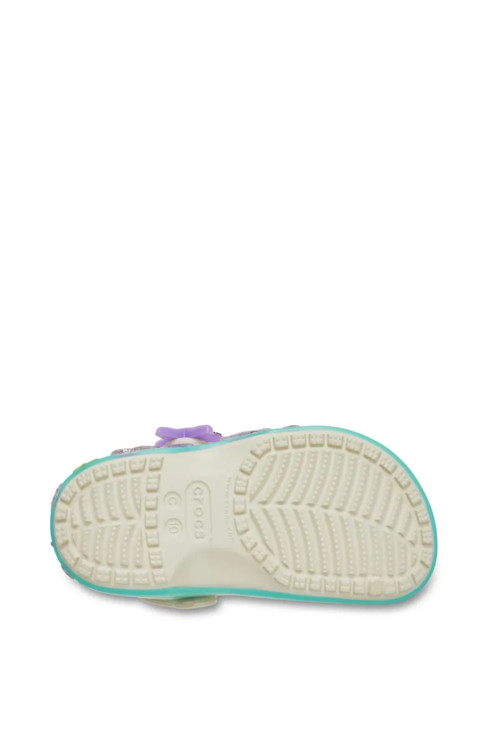 Детские классические сабо с блестками Sea Sparkle Crocs, Multi — фото 4