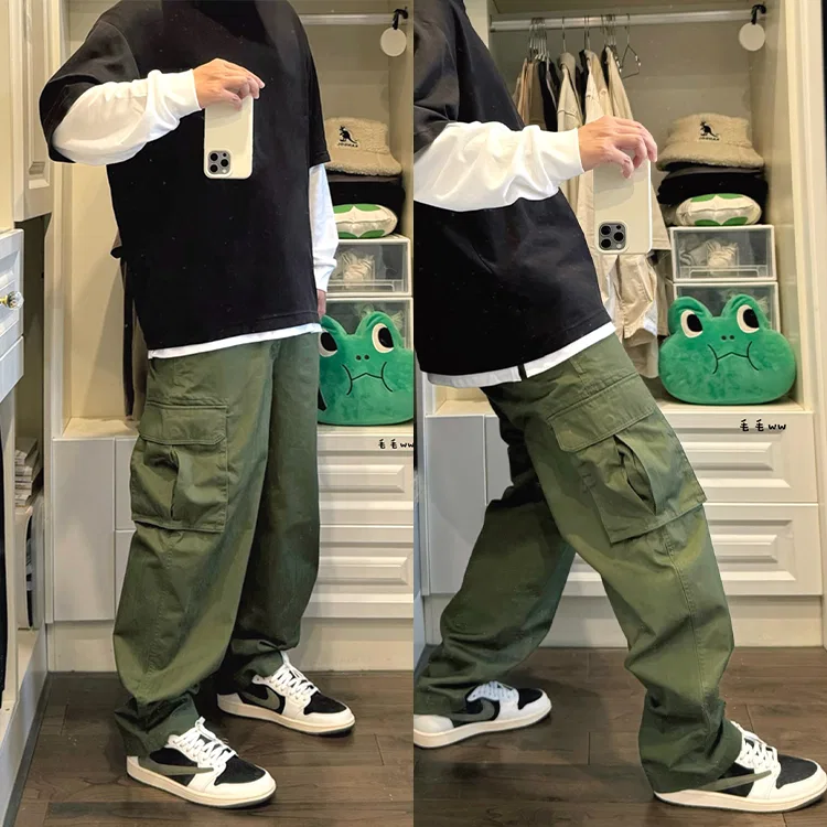 Детские повседневные брюки в стиле Army Green Teenie Weenie Men, Army Green — фото 4