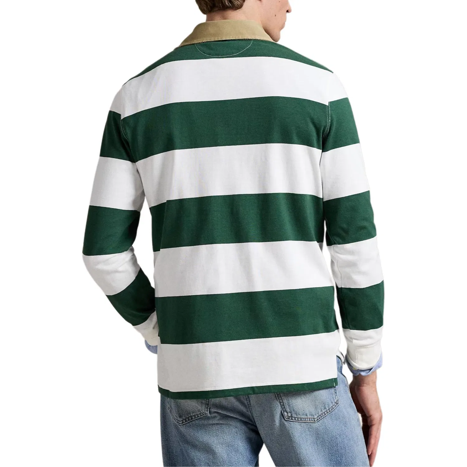 Поло Polo Ralph Lauren Classic Version, Grass Green & Cream — фото 4