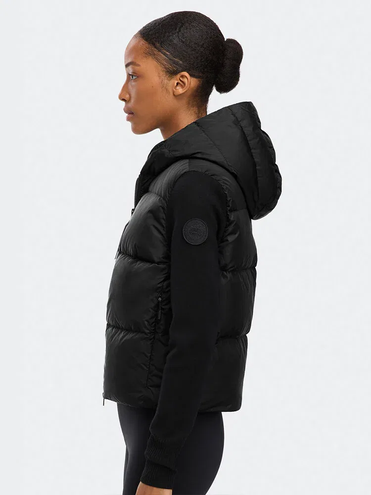 Жакет Hybrid Wide Quilt Knit Hoody CANADA GOOSE, Black — фото 2