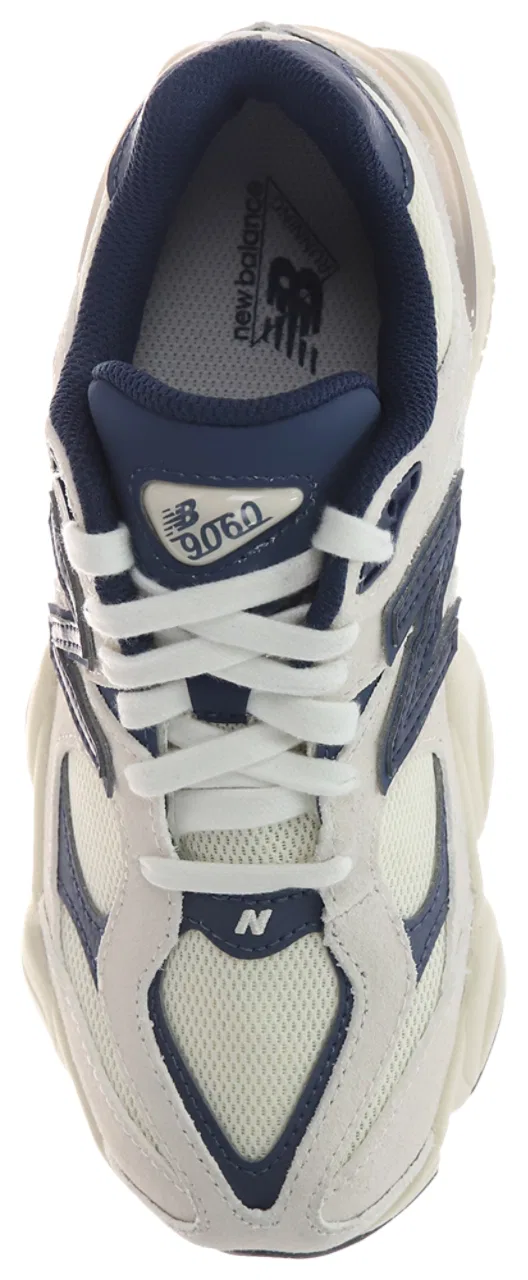 Кроссовки для мальчиков 9060 New Balance, белый/темно-синий — фото 3