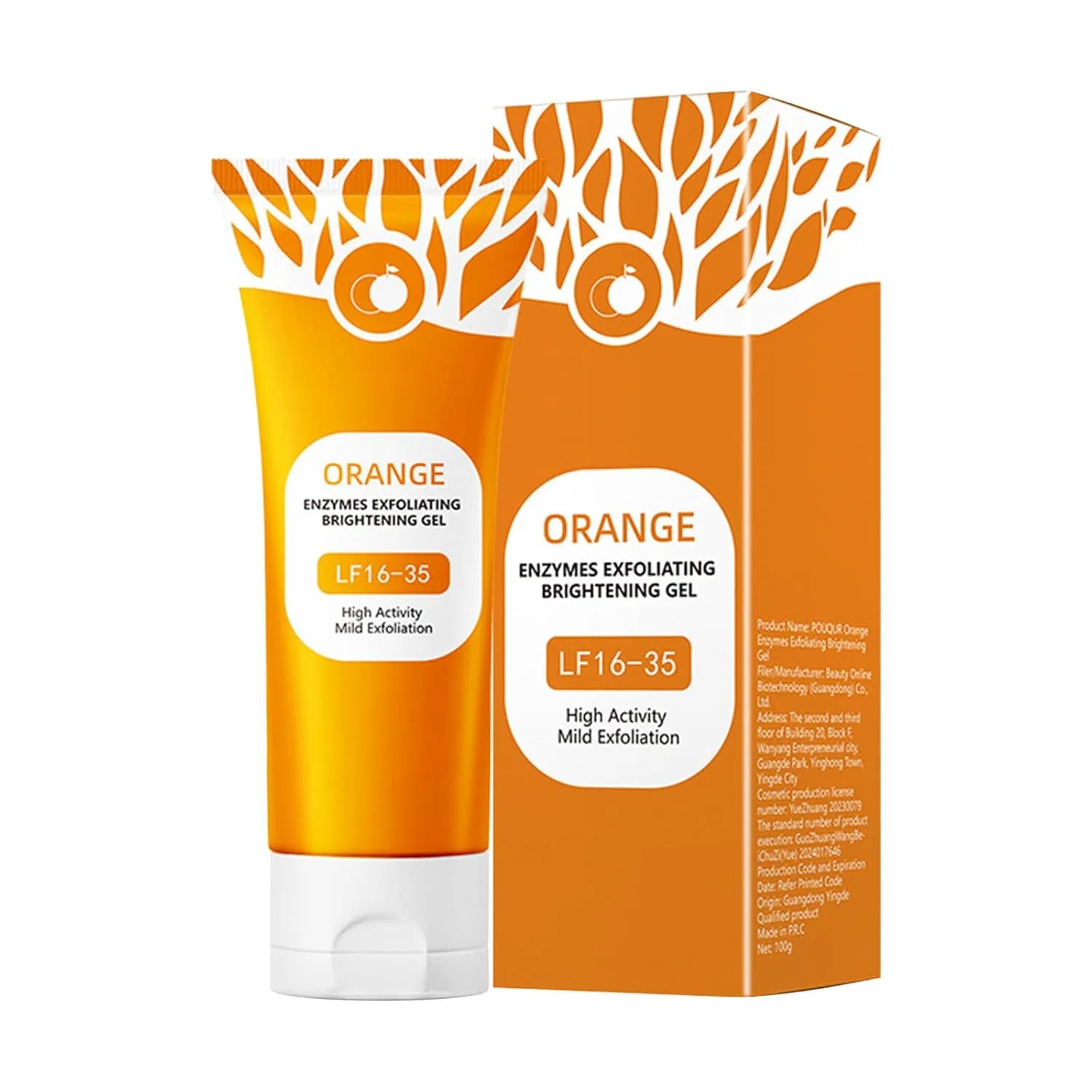 Эксфолиирующий гель Orange Enzyme Brightening Exfoliating Gel, 100 г Générique