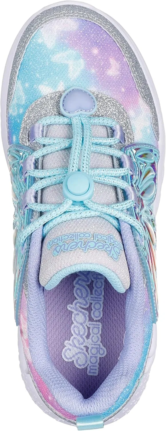 Детские кроссовки для девочек Dream Racer Skechers, Silver/Lavender — фото 2