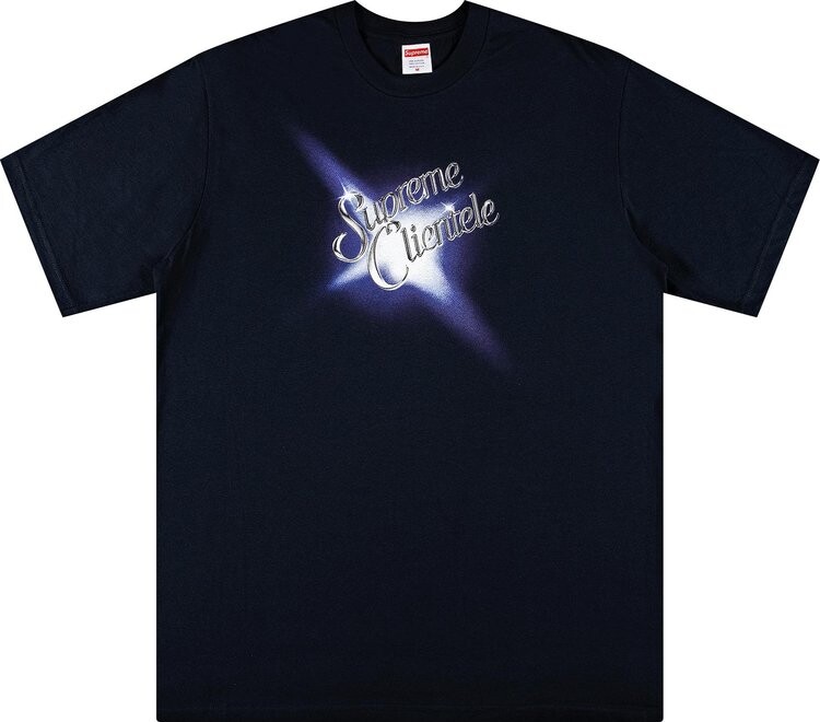 

Футболка Supreme Clientele Tee 'Navy', синий