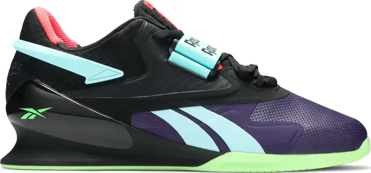 

Кроссовки legacy lifter 2 'black neon mint' Reebok, черный
