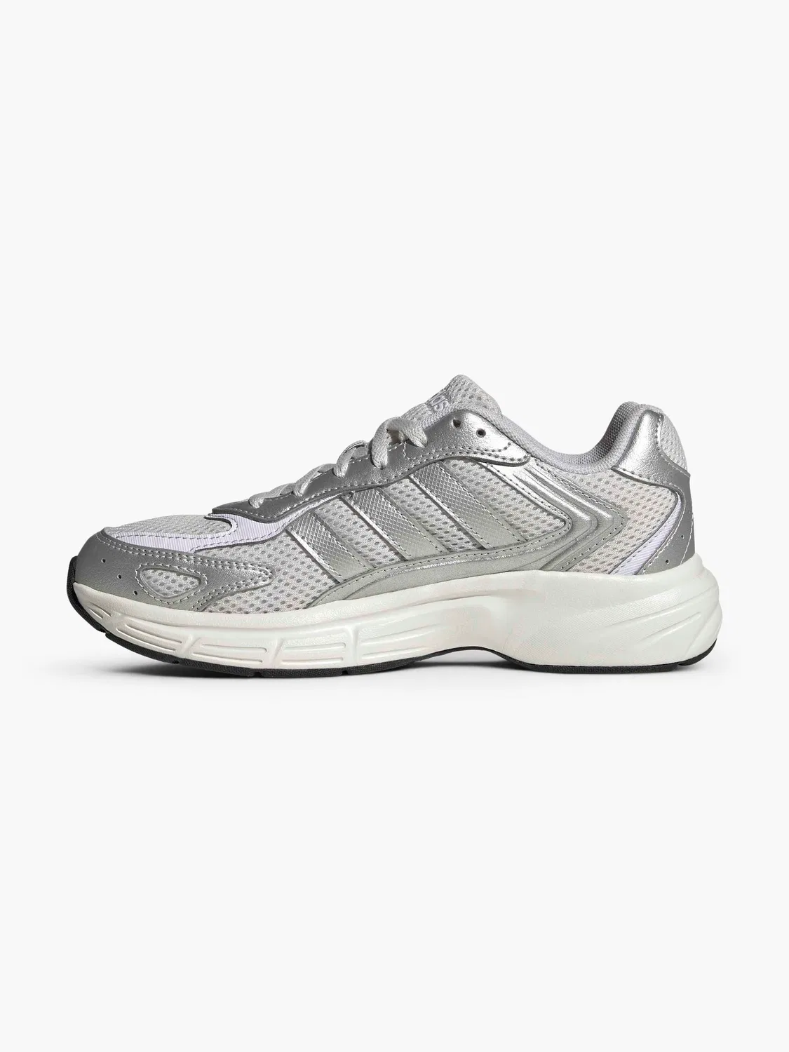 Детские кроссовки на шнуровке Adidas ECLYPTIX 2000 J, серебристый — фото 3