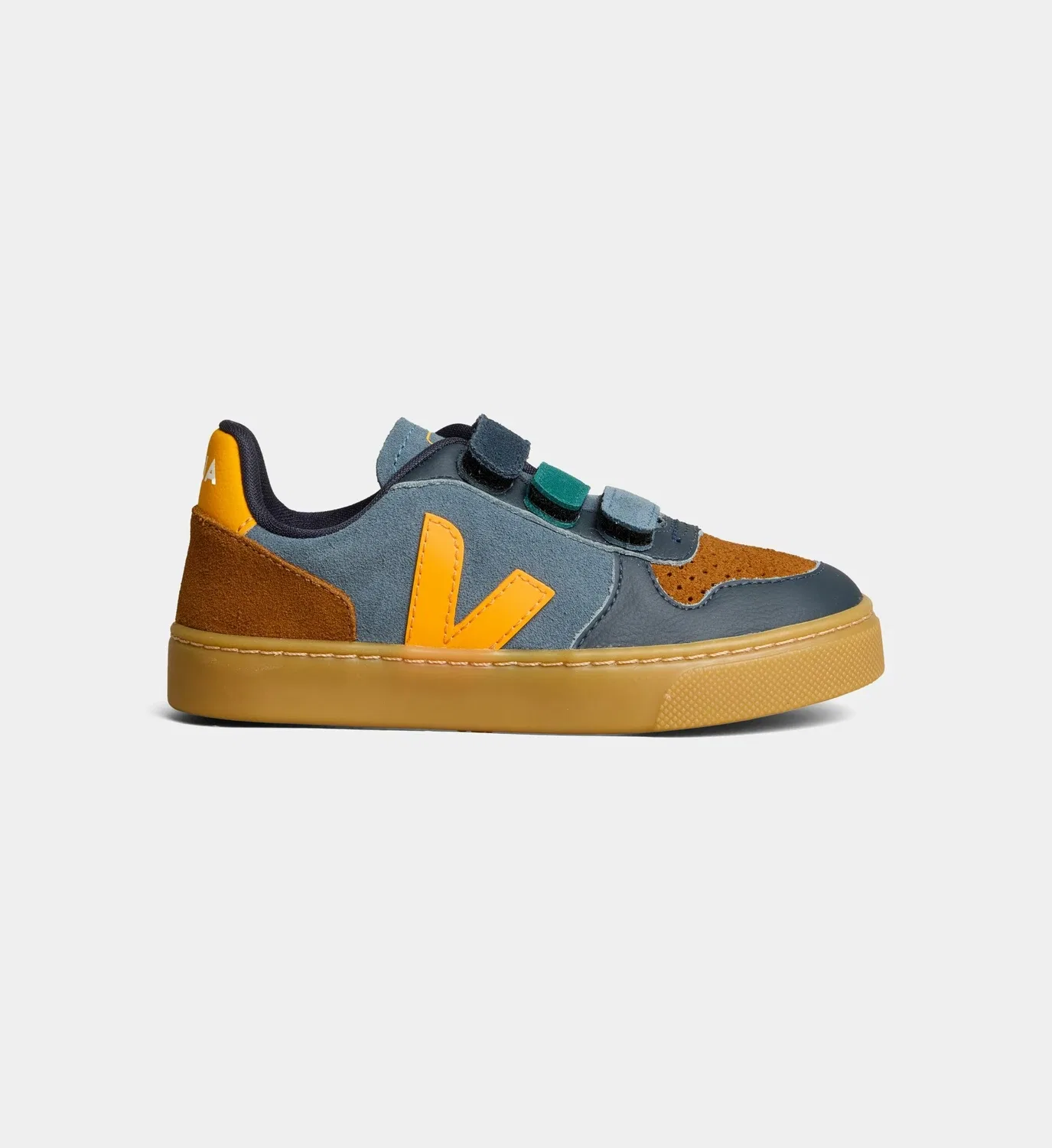 Кроссовки Small V-10 из замши VEJA, мультицвет