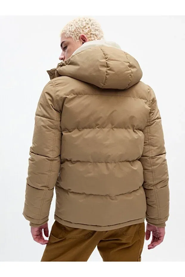 Мужское пальто-пуховик с водоотталкивающим покрытием Coldcontrol Max Gap, Beige-001 — фото 2