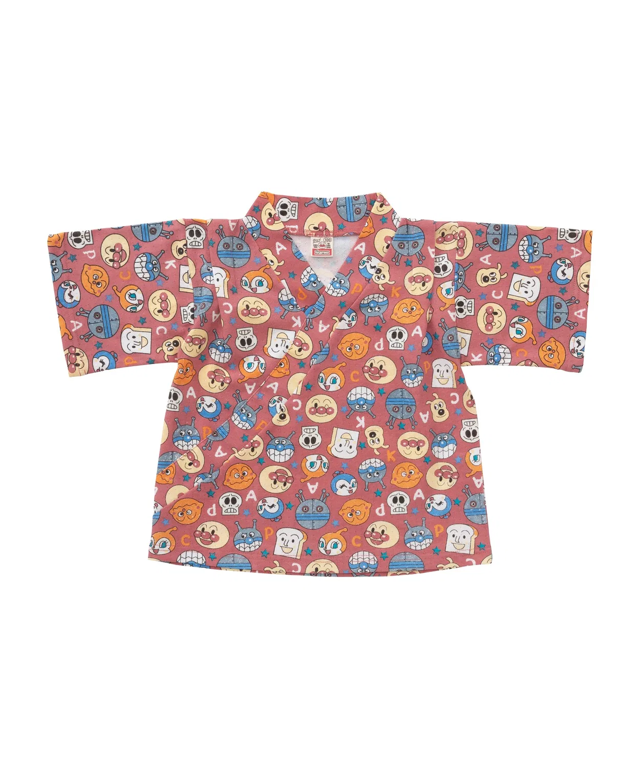 Детское кимоно с принтом, светящееся в темноте ANPANMAN KIDS COLLECTION, Red — фото 3