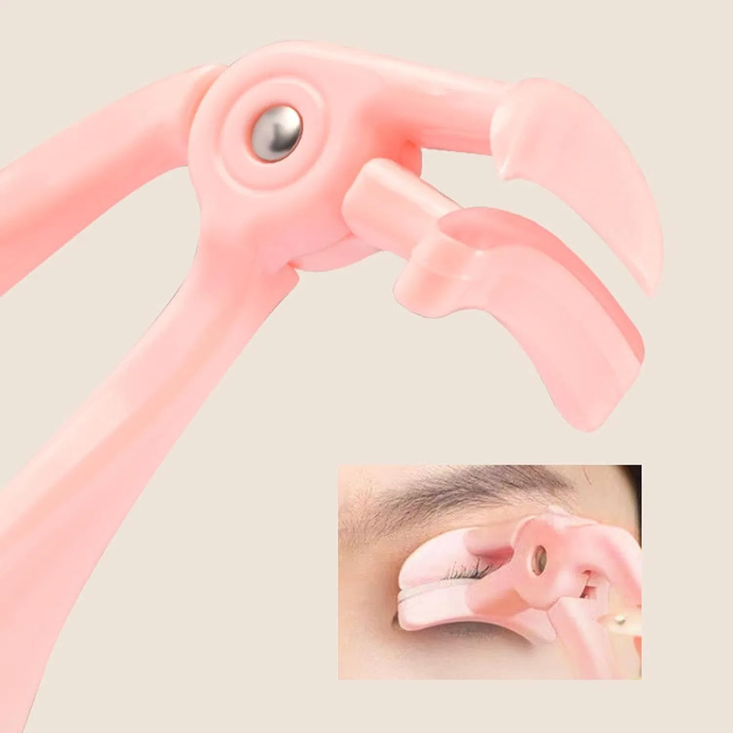Щипцы для завивки ресниц, компактные, Iouyjiu, 1 шт, 18 г, Rosa — фото 3