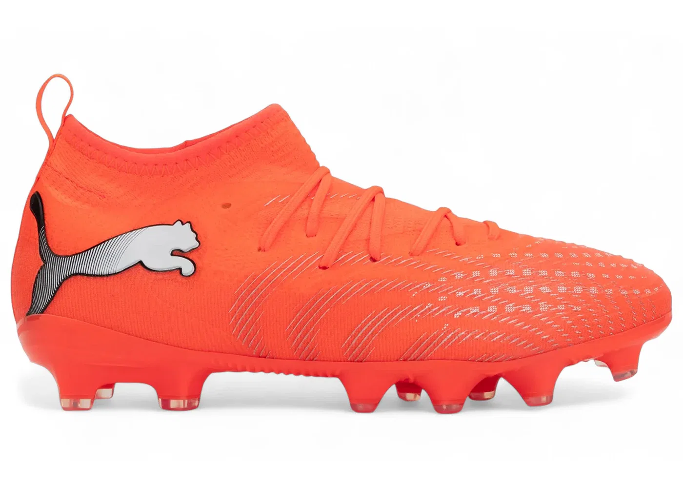 Детские бутсы Puma Future 9 Match FG/AG Jr, Glowing Red/Puma White/Puma Black/Puma Silver