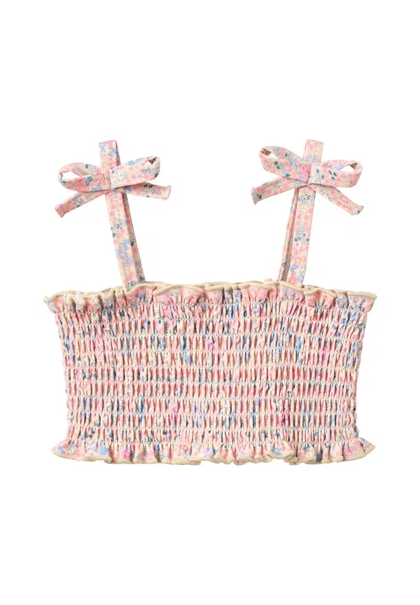 Комплект купальника с цветочным принтом Carla set Wheat, Pink Heart Flowers, розовый — фото 3