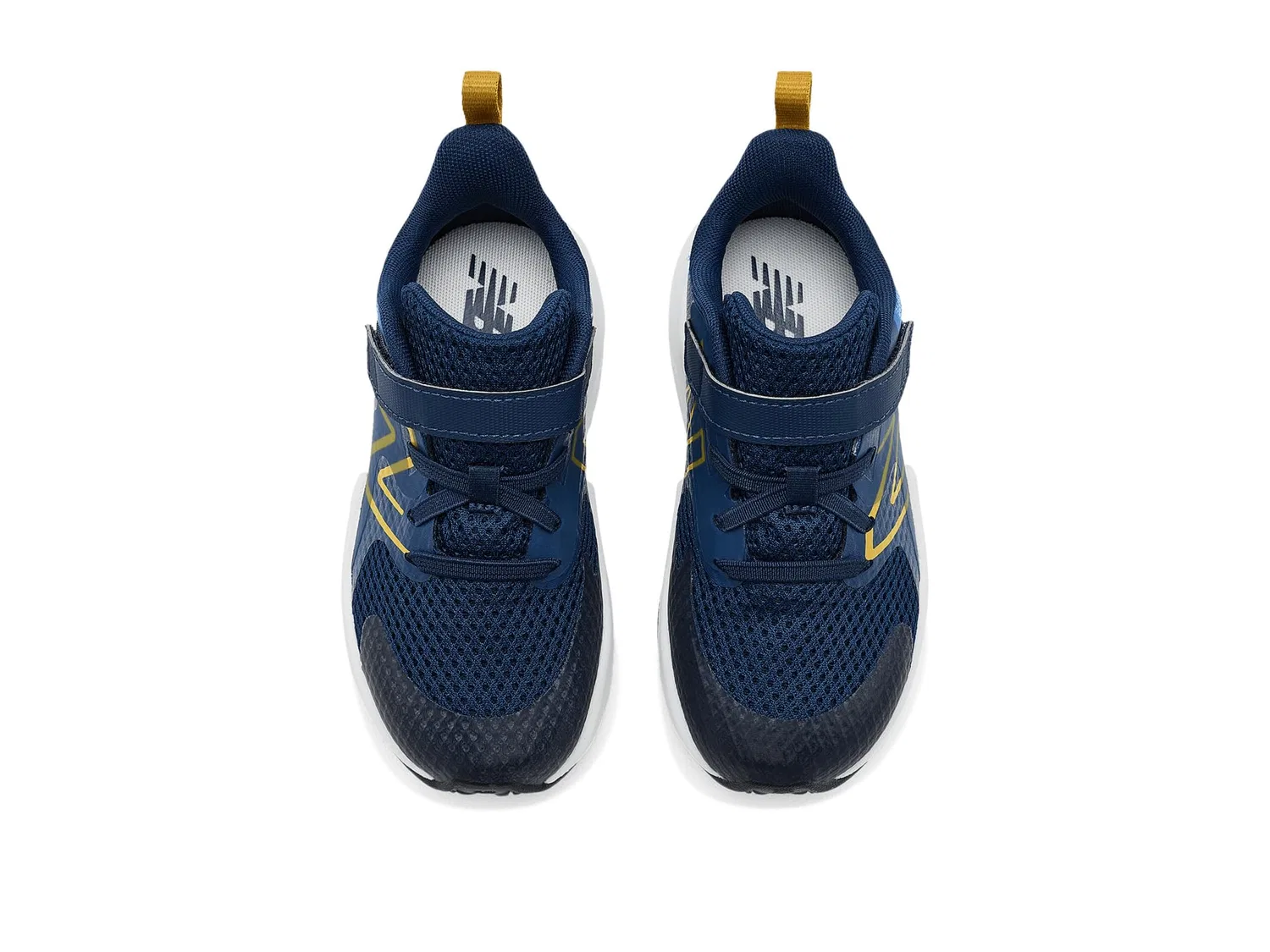 Кроссовки Rave Run Hook-And-Loop (для младенцев и малышей) New Balance Kids, Analog Blue/NB Navy — фото 3