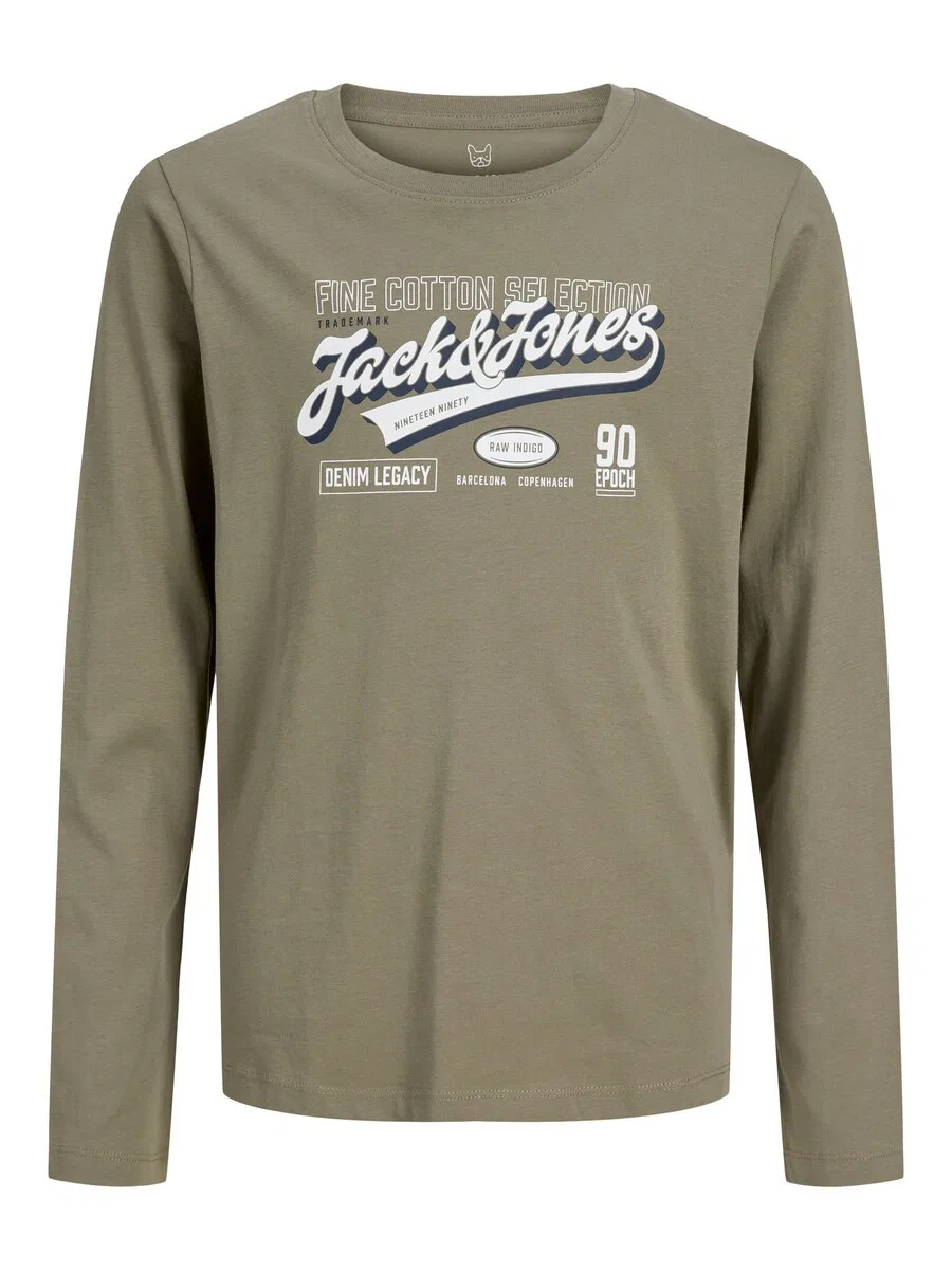 Детская рубашка, оливкового цвета Jack & Jones Junior