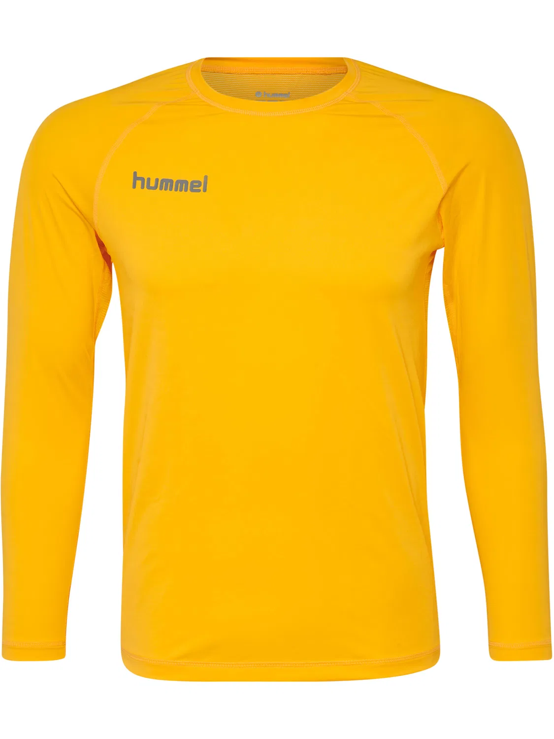 Детское лонгслив с длинным рукавом Hml First Performance Kids Jersey Hummel, Fluoreszierendes Neongelb / Gelb — фото 2