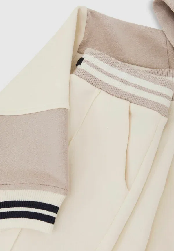 Спортивный костюм из хлопка и полиэстера Pia jogger set Reiss, Neutral, нейтральный — фото 4