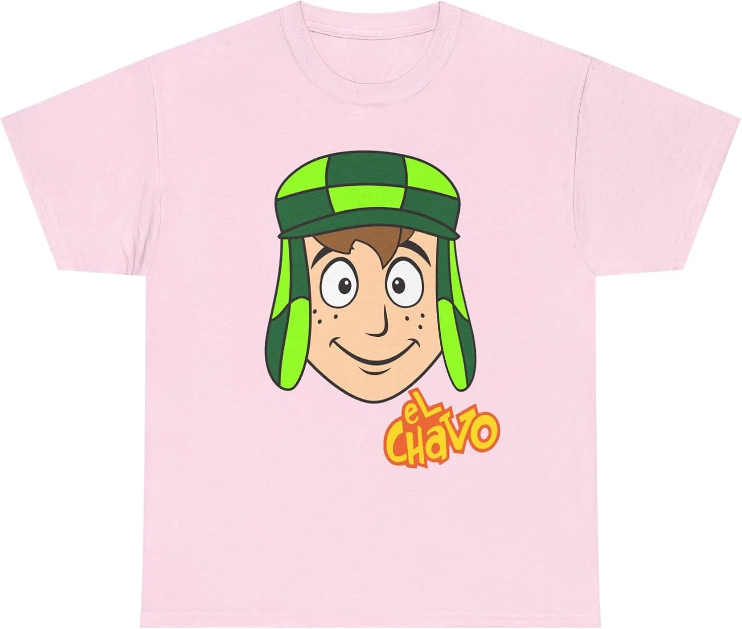 Мужская футболка с принтом El Chavo del 8, светло-розовый