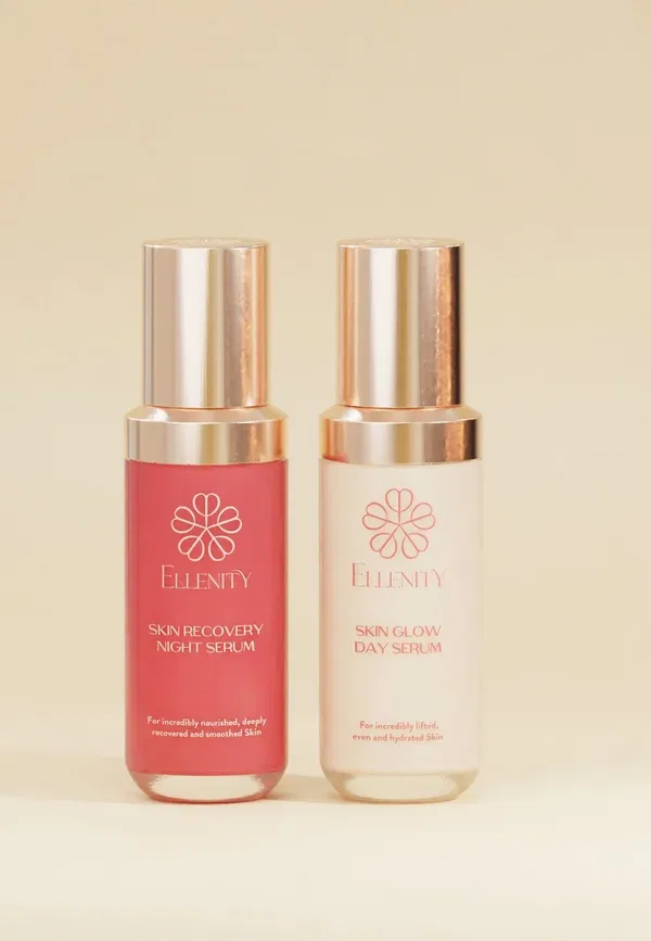 Набор для ухода за кожей Glow & recovery moonstone elixir - дневной и ночной уход Ellenity, прозрачный — фото 3