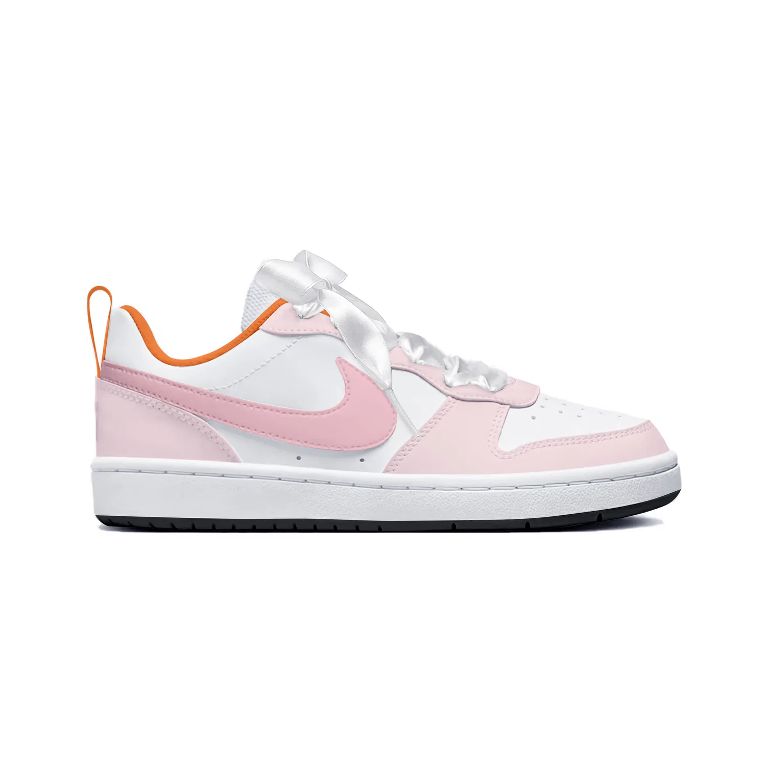 Детские кроссовки для скейтбординга с принтом, Nike Court Borough 2, Nike, Pink — фото 3
