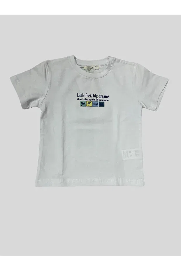 Детская футболка для мальчиков с графическим принтом Baby Boy Dream Nk, White