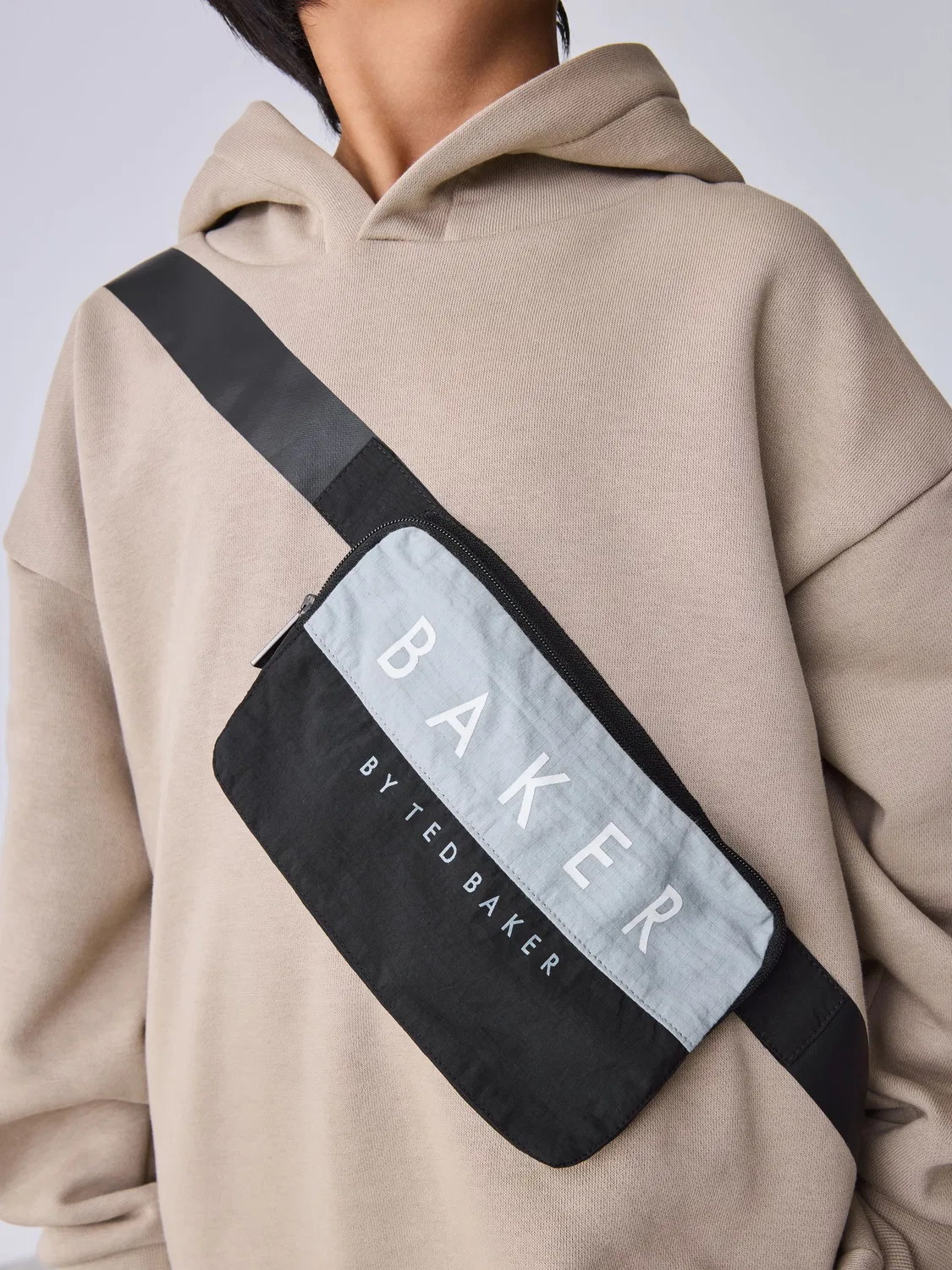 Худи с сумкой Baker by Ted Baker Stone — фото 4