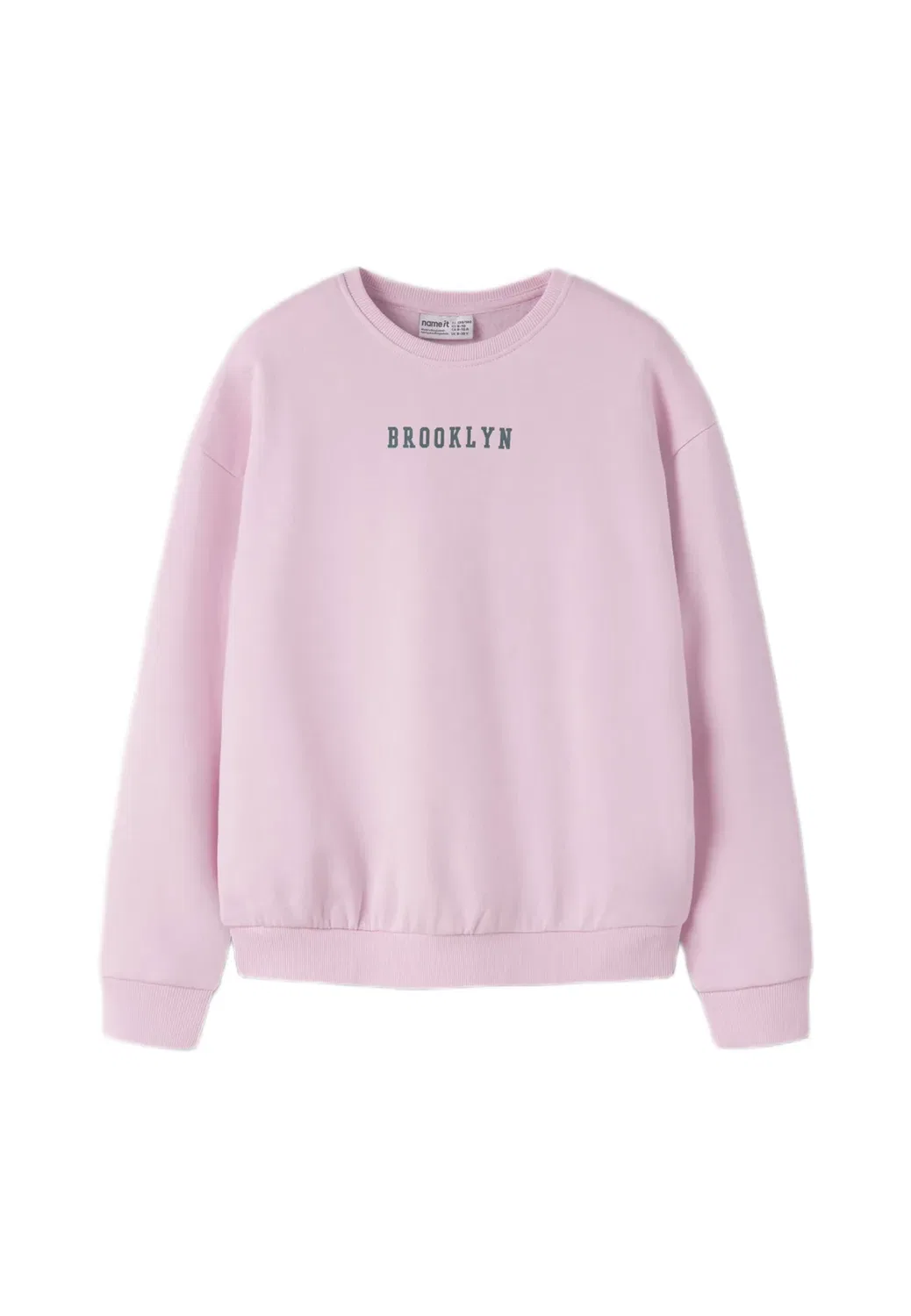 Nkfpnevea rlx sweat bru - толстовка Name It, Pirouette Rose