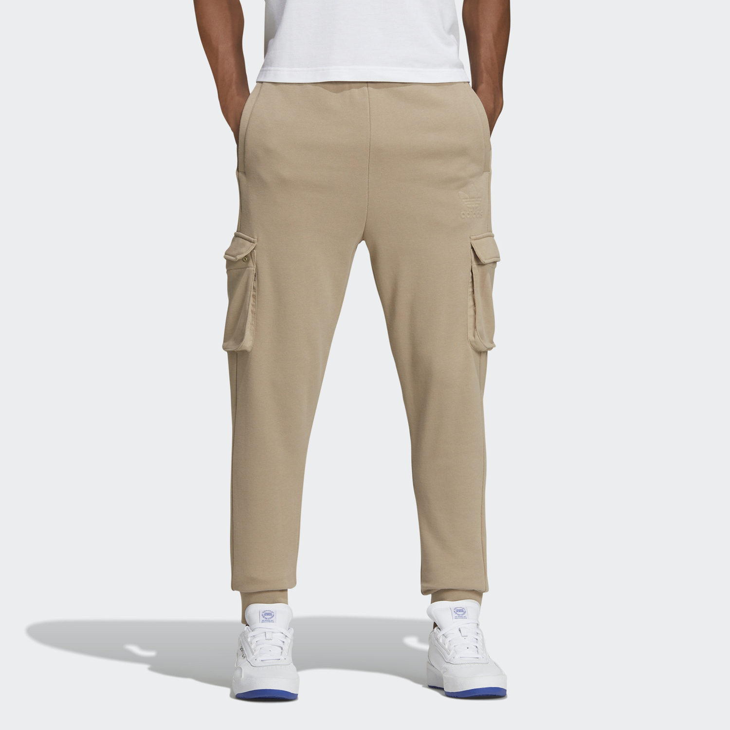 Повседневные брюки мужские Adidas Originals, хаки коричневый — фото 4