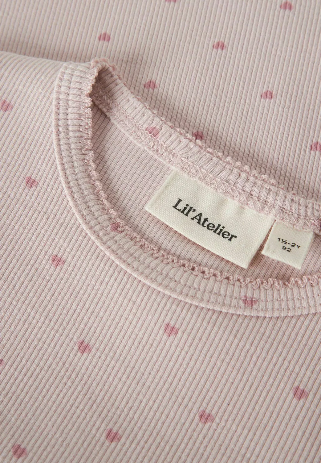 Oberteil mit langen ärmeln с принтом - топ с длинными рукавами Lil' Atelier, Hushed Violet — фото 3
