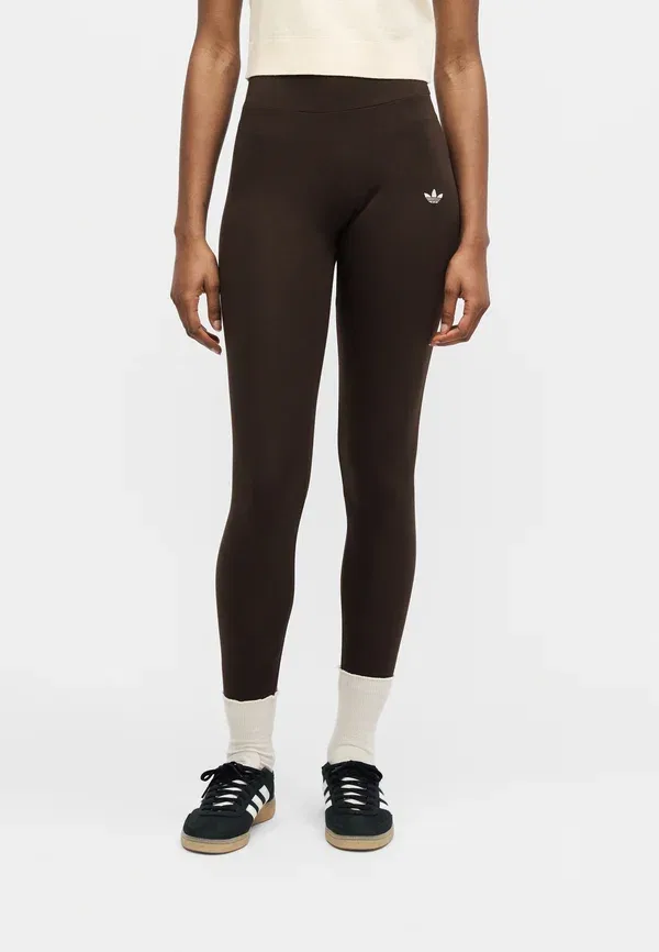 Брюки из хлопка и эластана Adidas Originals, кофейный — фото 3