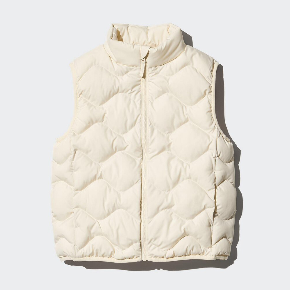 

Жилет Puffertech Uniqlo kids, 30 кремовый